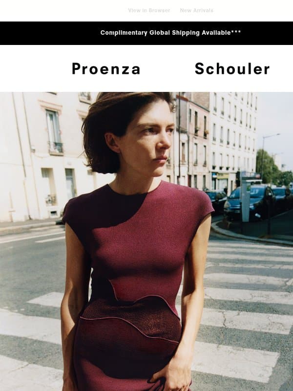 Welcome to Proenza Schouler email from Proenza Schouler