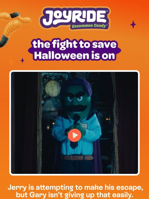 Jerry vs. Gary 🥊 who will win Halloween? 🍬 email from Project 7