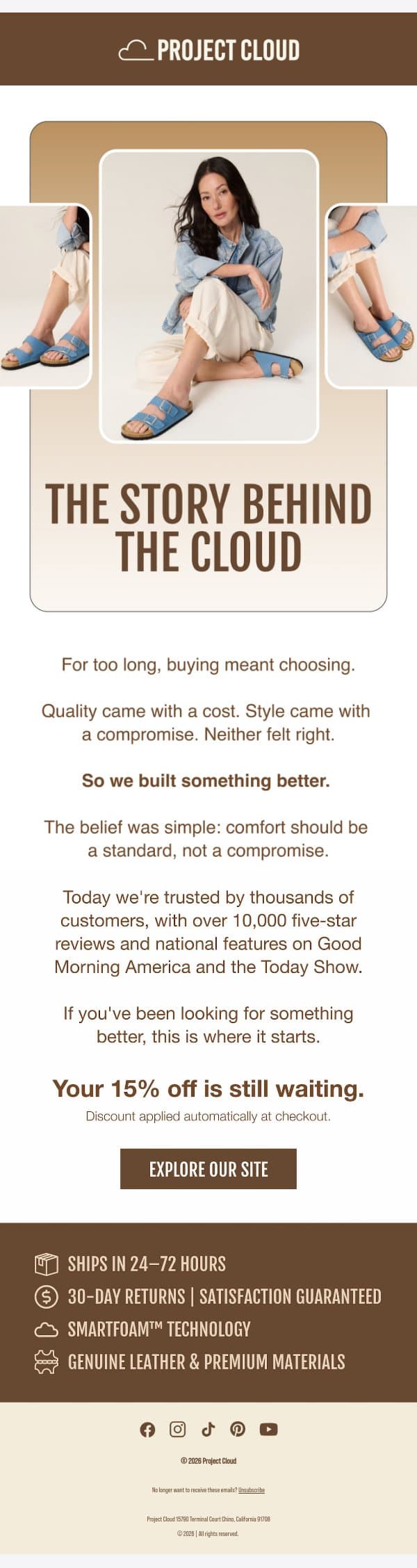 Why we built something better ☁️ email from Project Cloud screenshot
