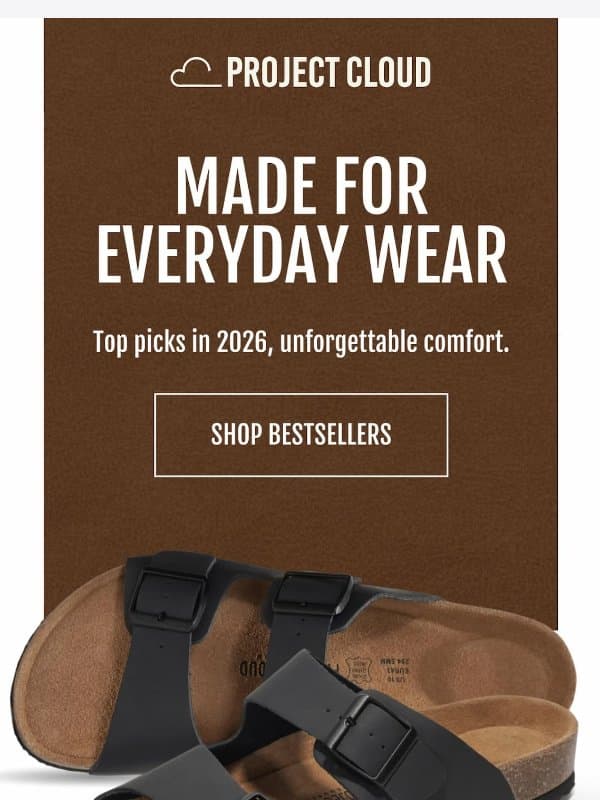 Meet our most-loved styles email from Project Cloud