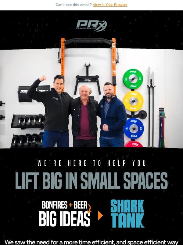 Together, We Grow Stronger! email from PRX Performance