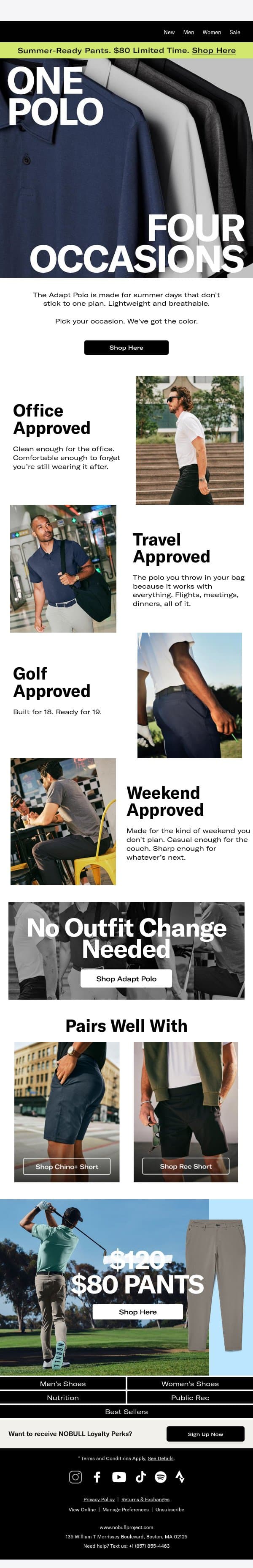 Your Summer Polo, Sorted email from Public Rec screenshot