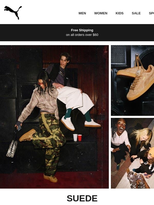 Suede: An Enduring Icon email from Puma