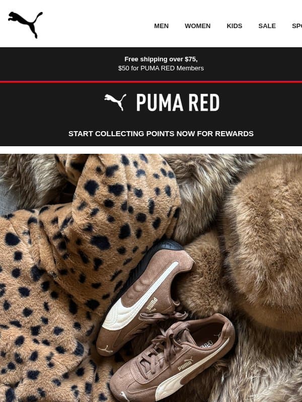 Brown Is the New Neutral email from Puma