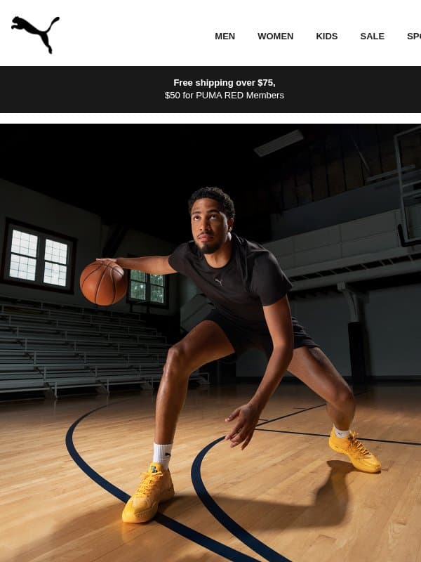 Back On Pace email from Puma