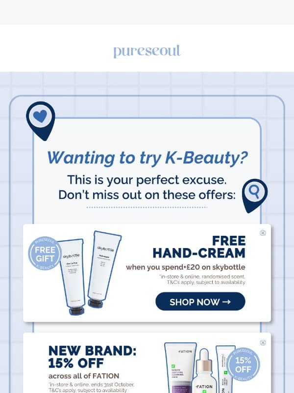 Don't miss out! K-Beauty offers end soon 👀 email from Pureseoul