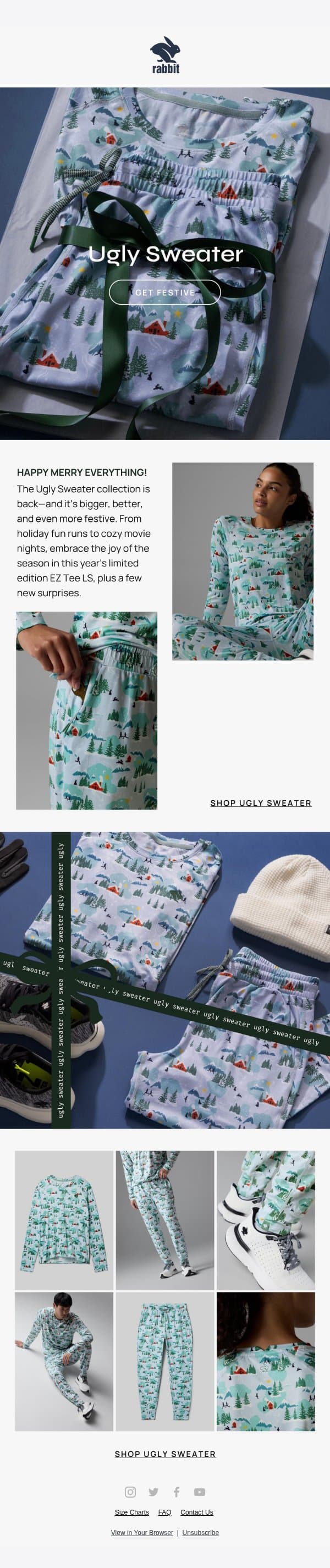 Let’s get festive email from Rabbit screenshot