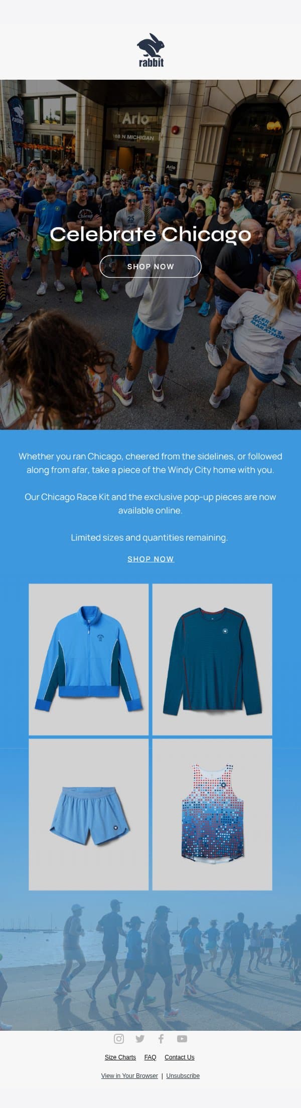 Did you miss our Chicago pop-up? email from Rabbit screenshot