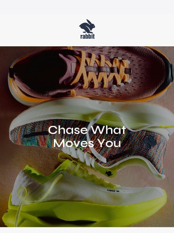 Lace up in the ultimate lineup email from Rabbit