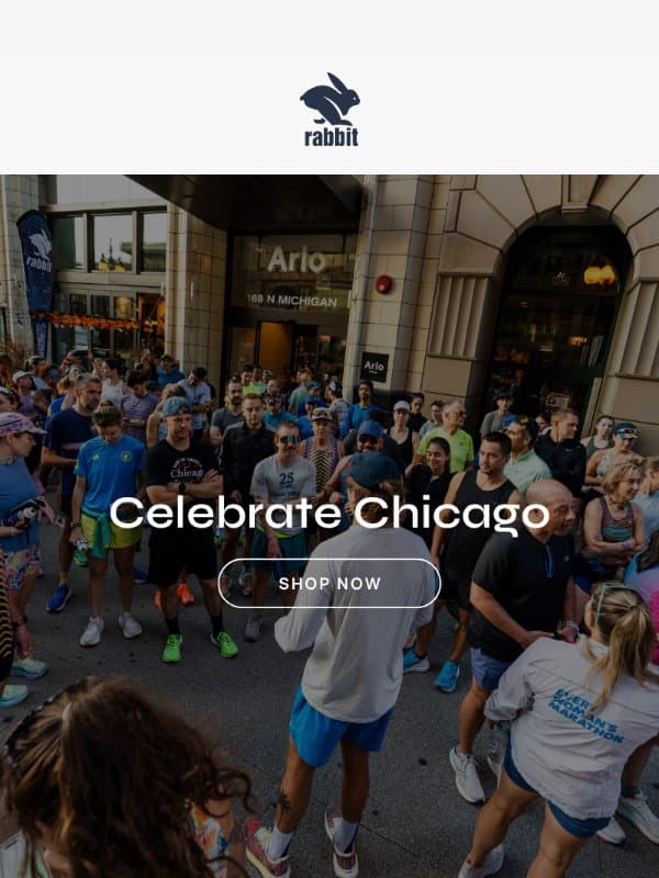 Did you miss our Chicago pop-up? email from Rabbit