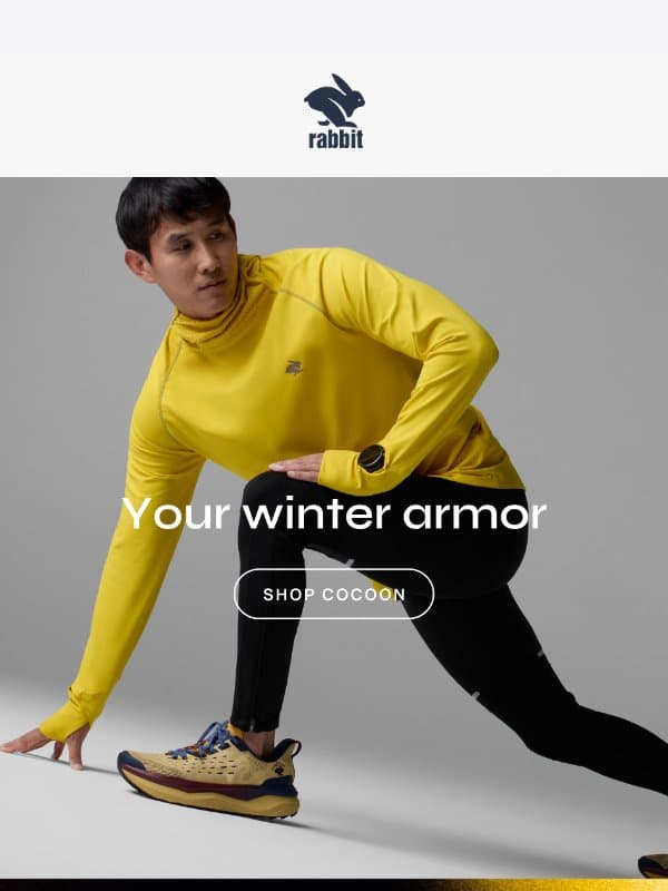 Winter has nothing on this layer email from Rabbit