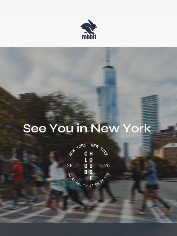 One week out from NYC email from Rabbit