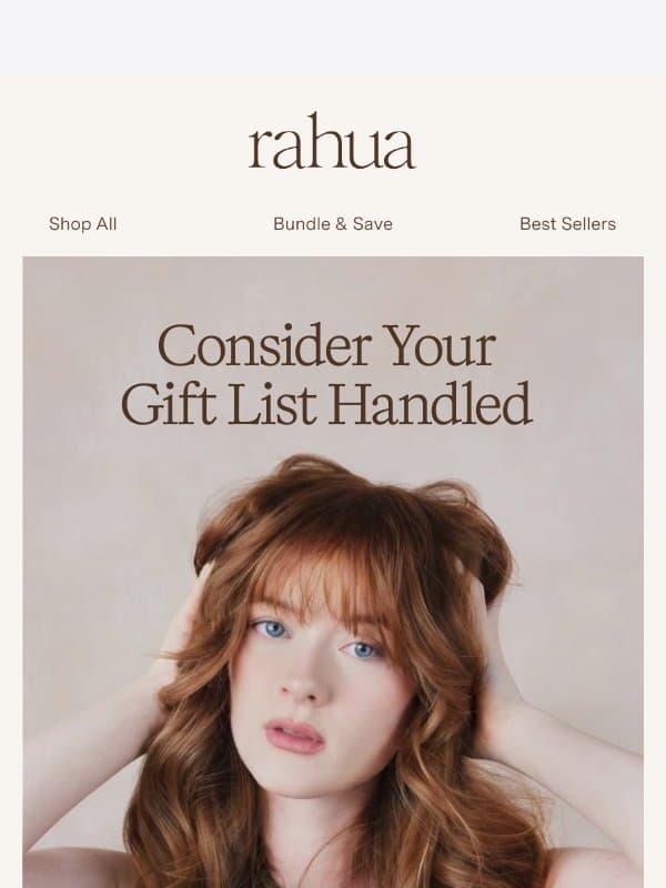 Consider Your Gift List Handled email from Rahua