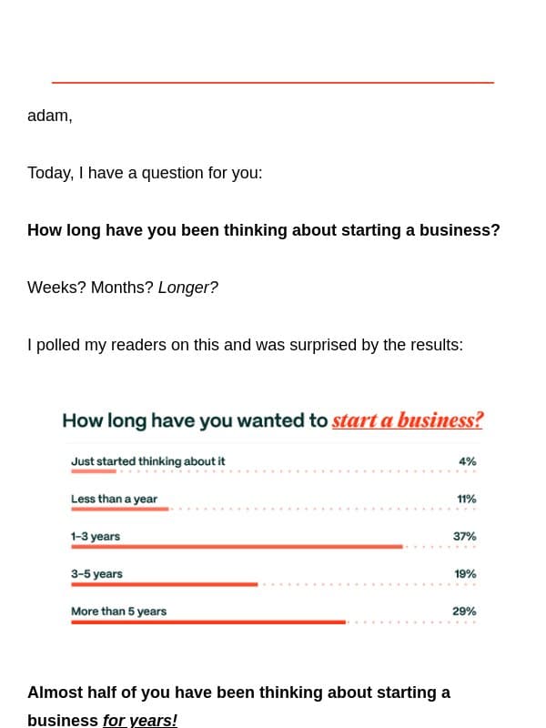 The two questions that will kill a bad business idea immediately email from Ramit Sethi