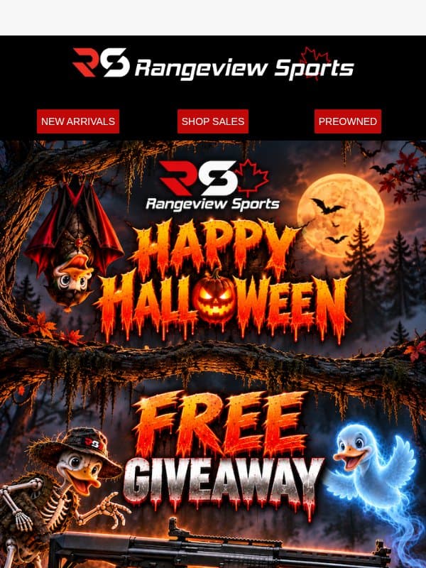 🎃 Happy Halloween email from Rangeview Sports