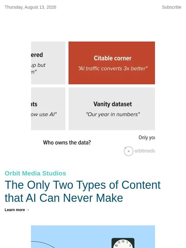 The Only Two Types of Content that AI Can Never Make | rasa.io email from Rasa.io