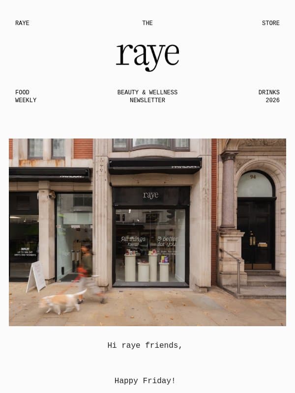 Autumn is Here 🍂 email from Raye The Store