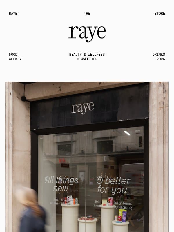 Something New is Coming ✨ email from Raye The Store