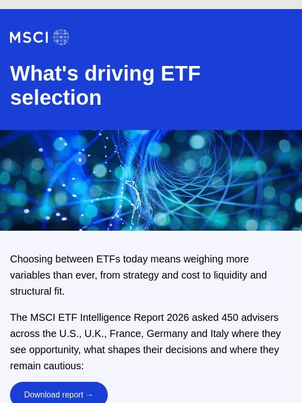 Where European advisers see ETFs going next email from Real Capital Analytics (MSCI)