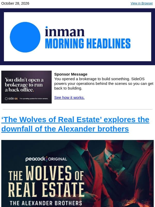 ‘The Wolves of Real Estate’ explores the downfall of the Alexander brothers email from Real Estate Connect