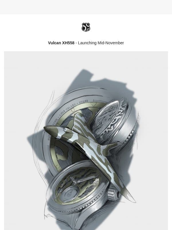 Made from the last Vulcan to fly email from REC Watches