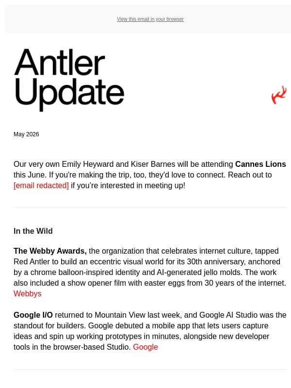 Antler Update: Hark, Google I/O, Osmo, and more email from Red Antler