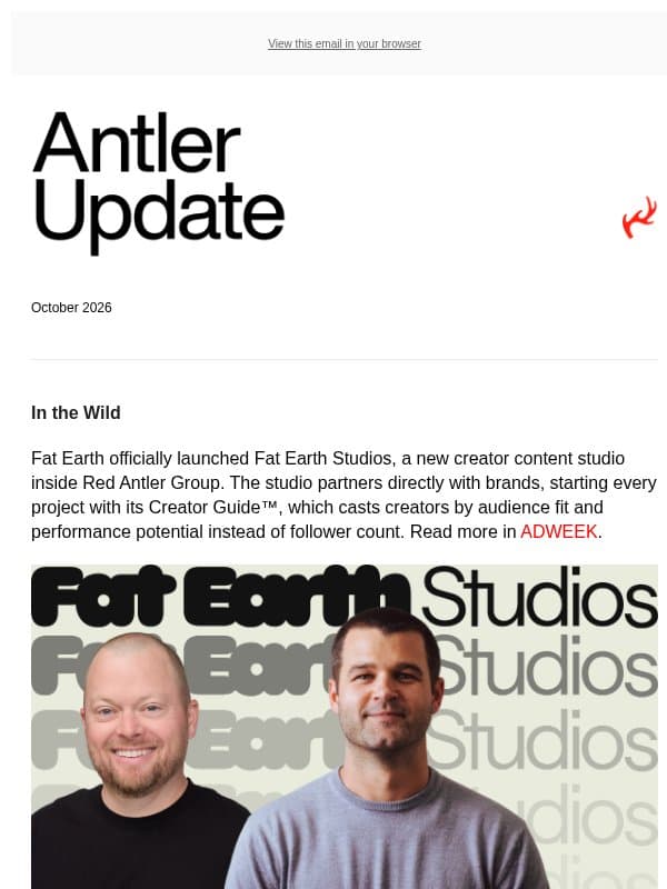 Antler Update: Hark, Rillet, Daydream, and more email from Red Antler