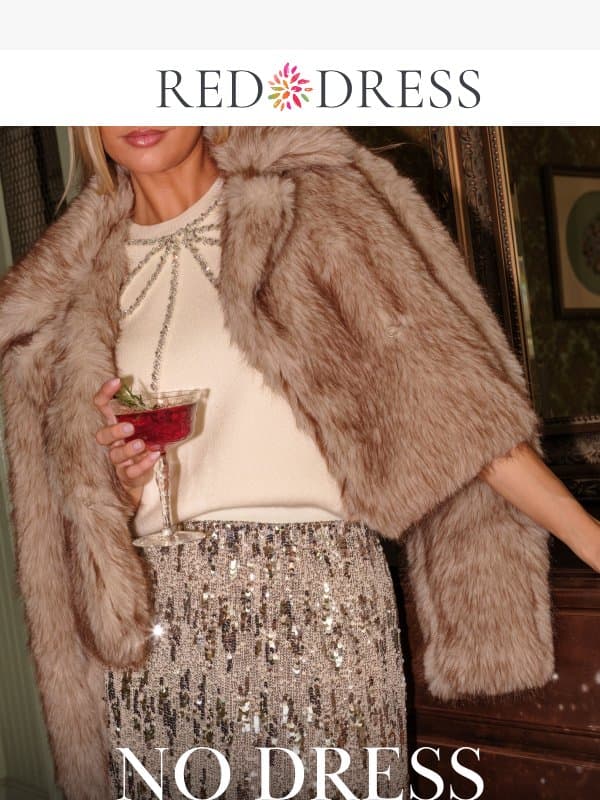 No Dress Required email from Red Dress Boutique