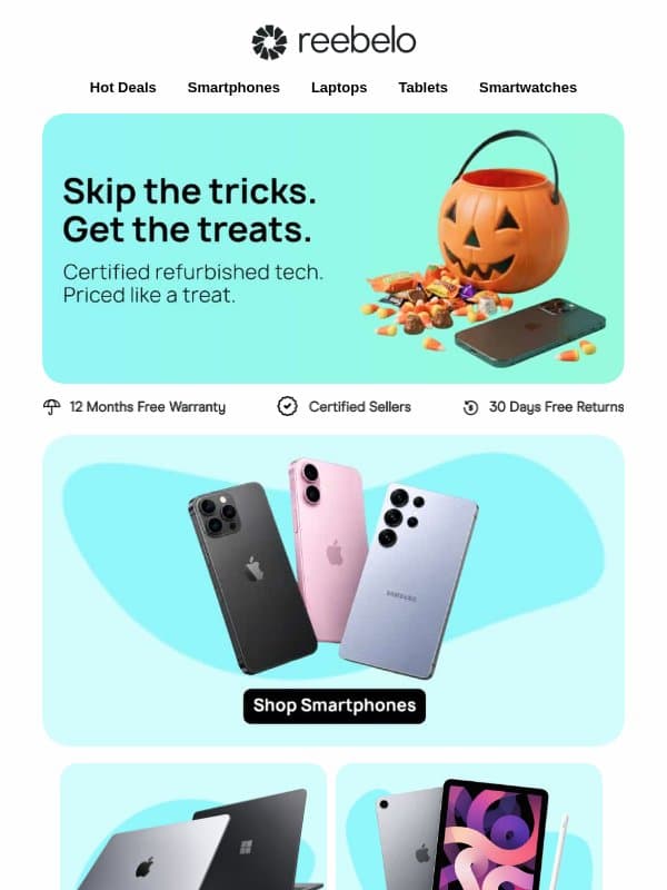 β οΈ WARNING: These prices are scary good. email from Reebelo