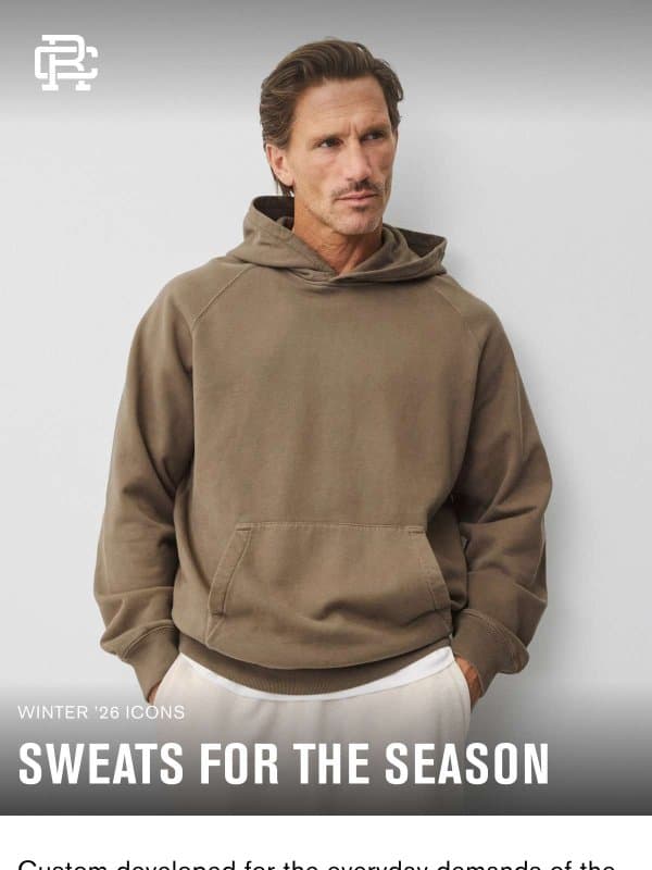 Winter ’26 Icons email from Reigning Champ