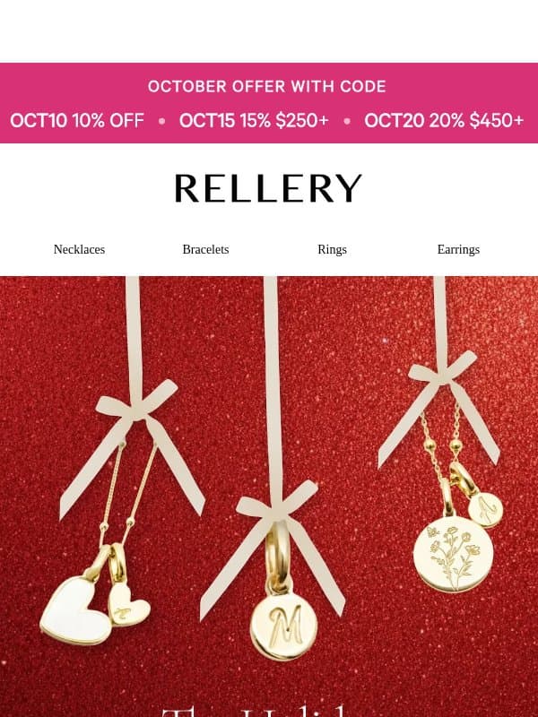 The free holiday gift guide: pick her by her month, her initial, her sign email from Rellery