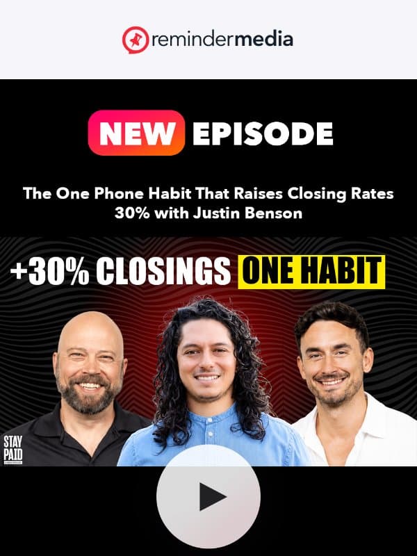 The one habit missing from 83% of agent calls email from ReminderMedia