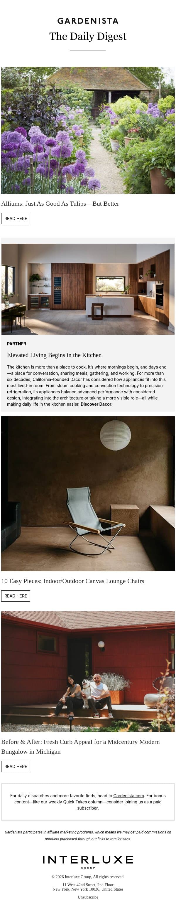 Alliums: Just As Good As Tulips—But Better email from Remodelista screenshot