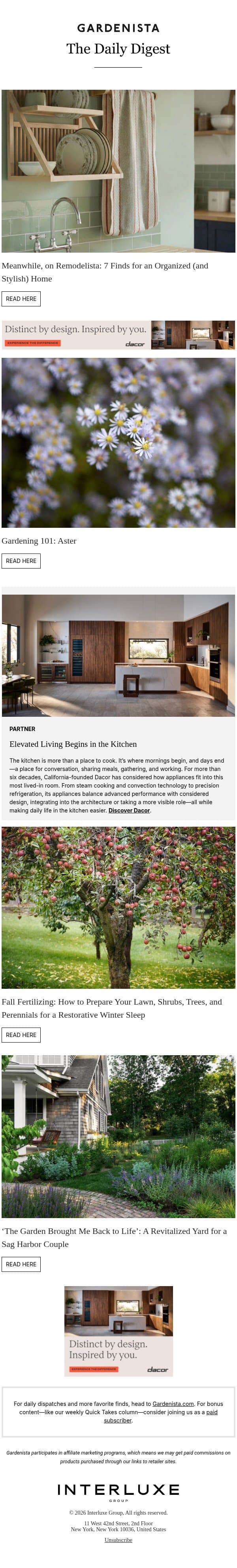 Meanwhile, on Remodelista: 7 Finds for an Organized (and Stylish) Home email from Remodelista screenshot