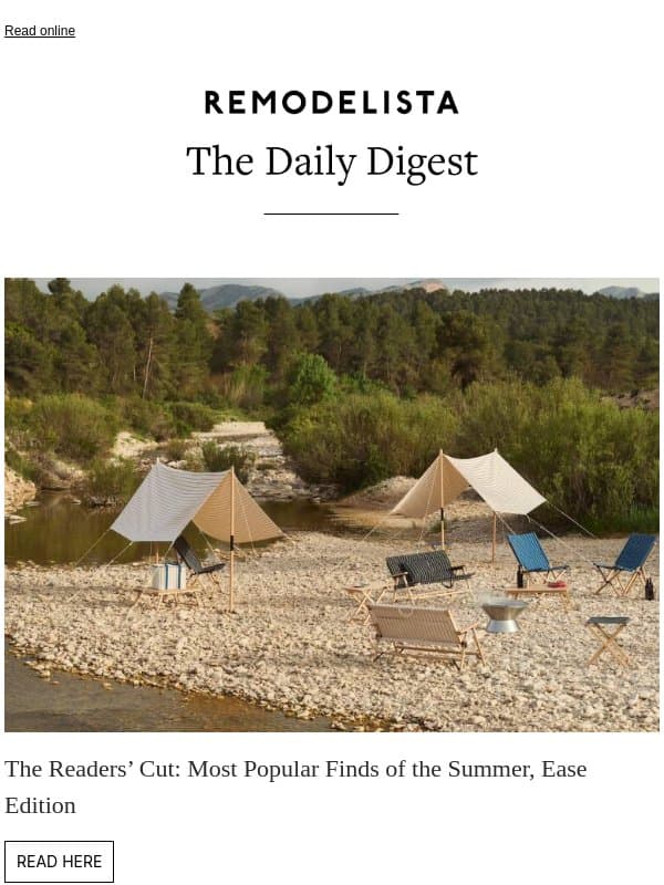 The Readers’ Cut: Most Popular Finds of the Summer, Ease Edition email from Remodelista