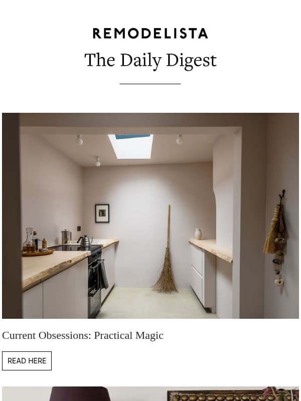 Current Obsessions: Practical Magic email from Remodelista