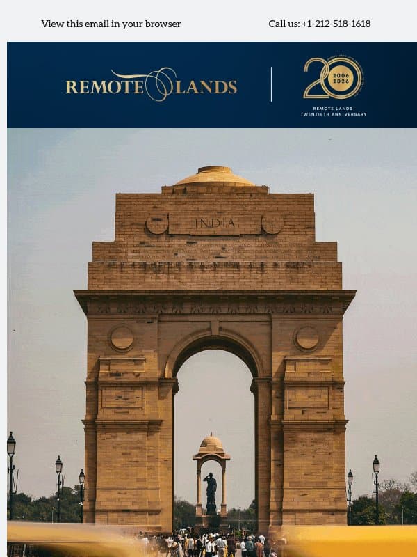Five Ways to Experience India in 2027 email from Remote Lands