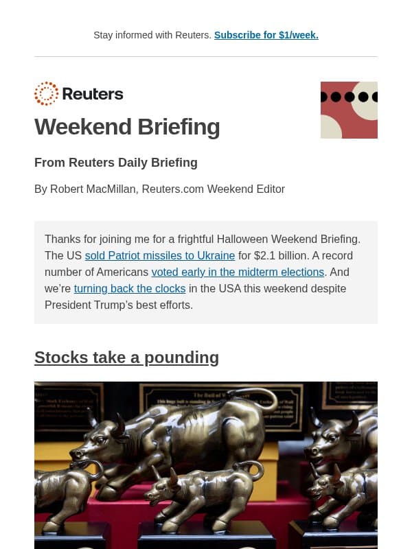 Who’s afraid of the big bad AI trade? email from Reuters