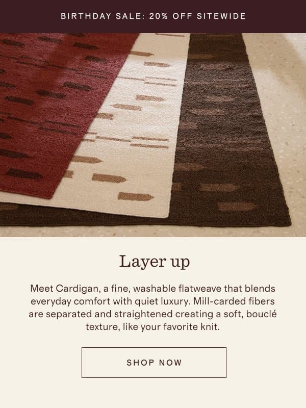 New softness awaits email from Revival Rug