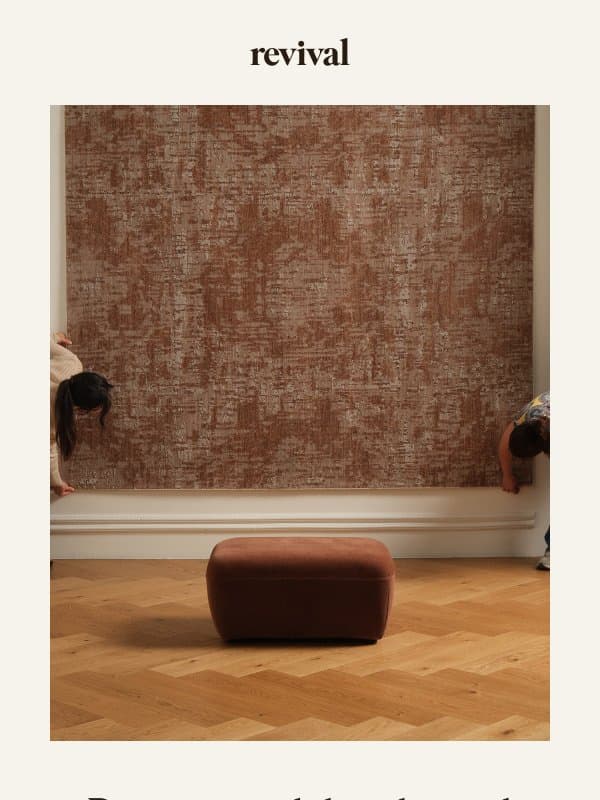 Washable works of art email from Revival Rug