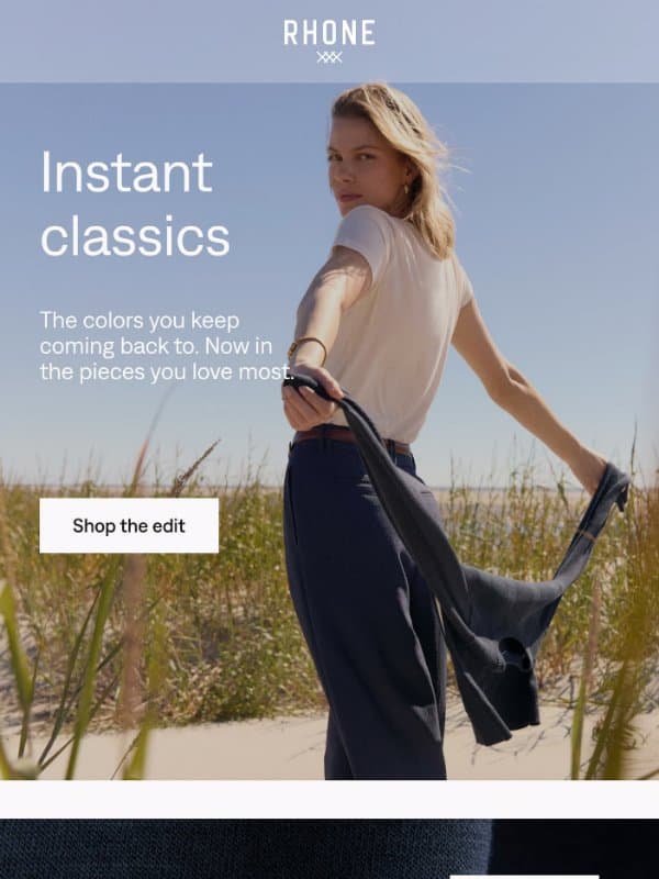 Those instant classic colors email from Rhone