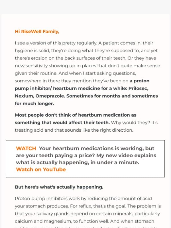 Heartburn Medication: What You Need To Know.💊 email from Risewell