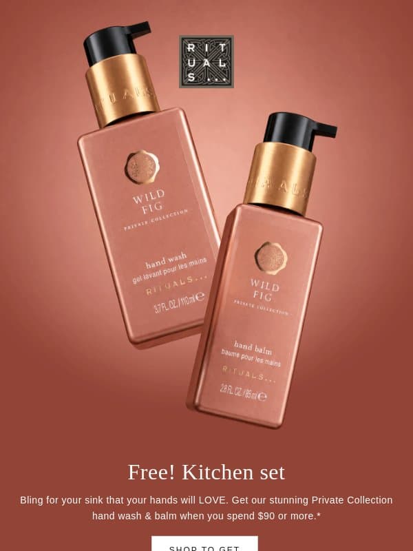 Hands down, our best gift email from Rituals