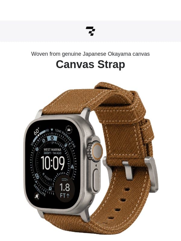 New: Canvas Strap email from RobustGoods