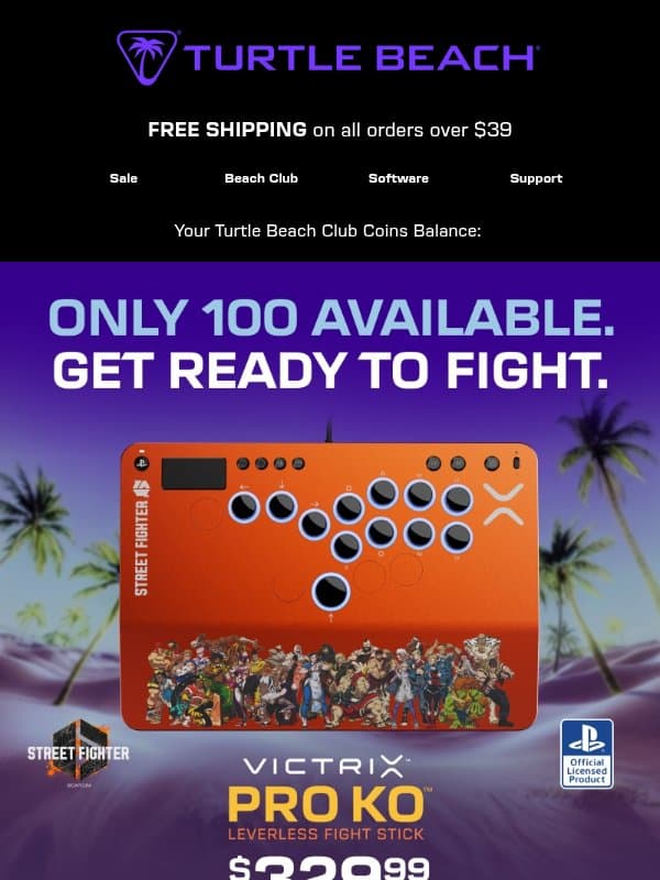 Limited Drop: Street Fighter 6 Victrix Pro KO email from ROCCAT
