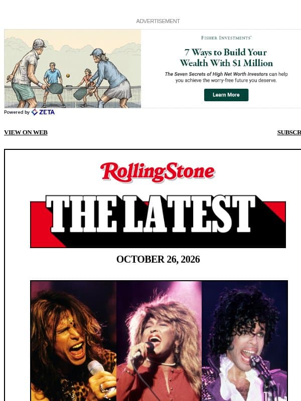 The 31 Best Screams in Music History email from Rolling Stone