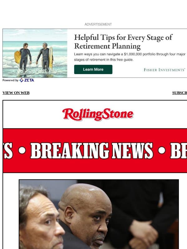 Duane ‘Keffe D’ Davis Sentenced to 40 Years to Life for Murder of Tupac Shakur email from Rolling Stone