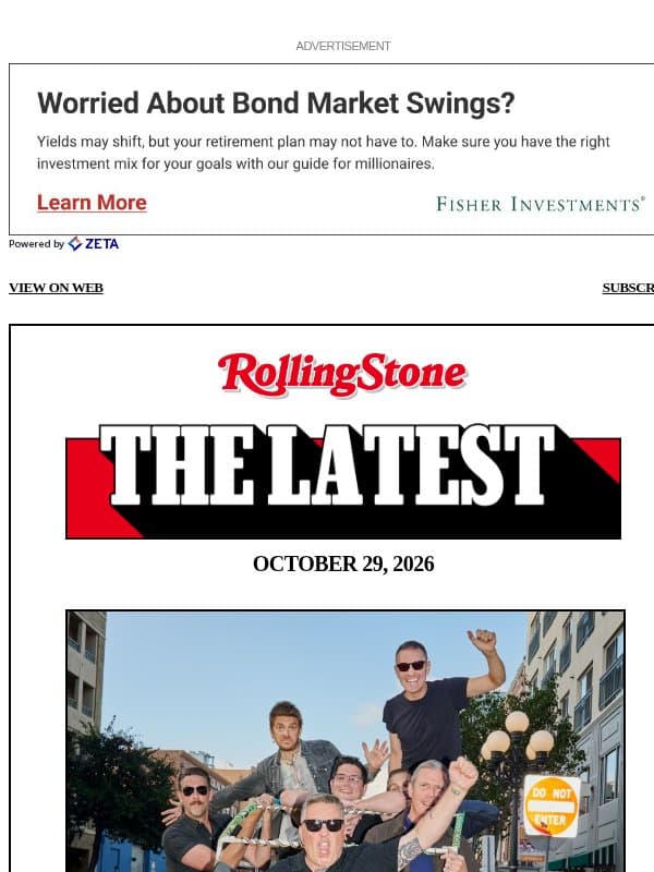 How Dropkick Murphys Became Punk’s Loudest Anti-Trump Voice email from Rolling Stone