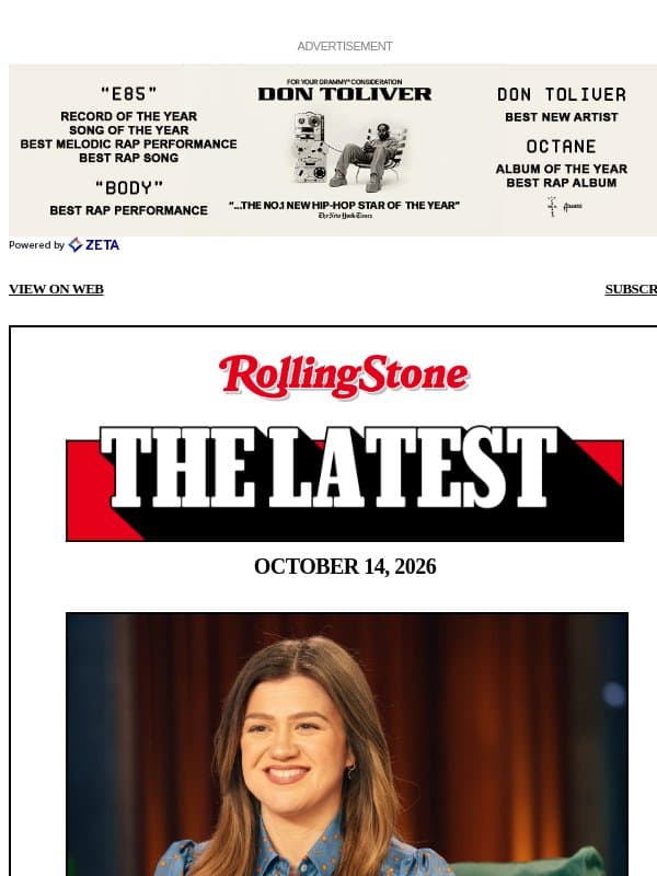 Kelly Clarkson Tried to 'Destroy Our Business,’ Says Shop Owner email from Rolling Stone
