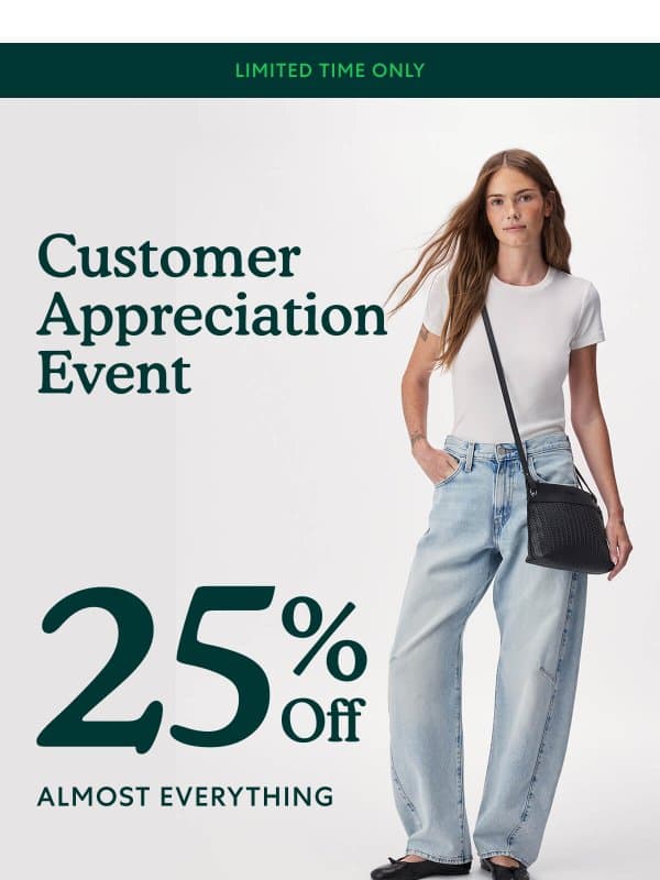 Leather Styles You Need 🤎 Now 25% OFF email from Roots